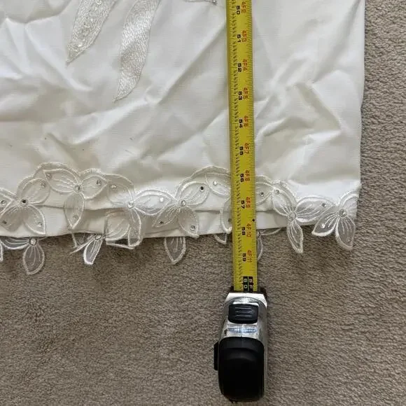 Vintage Wedding Dress Gown Set Veil Cape Headpiece Preserved Keepsake Box - Picture 11 of 16